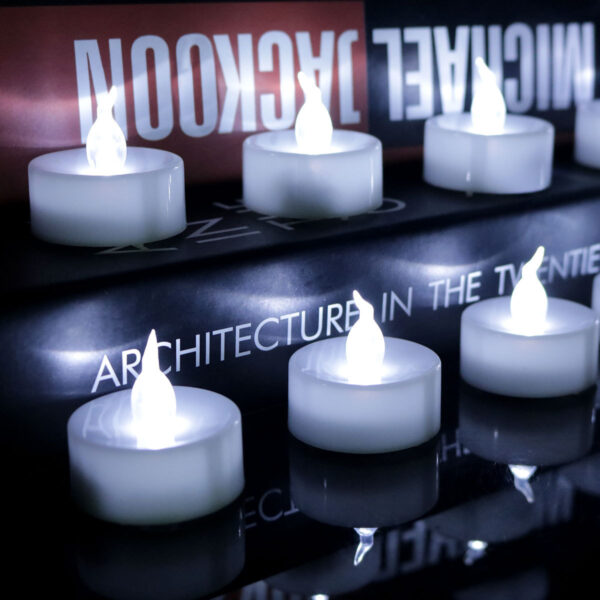Electronic Candles Flickering LED Tea Light Battery Operate Bedside Night Lamp Flameless Party Lighting Decor - Image 6