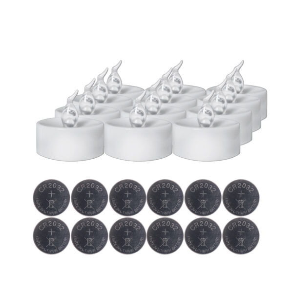 Electronic Candles Flickering LED Tea Light Battery Operate Bedside Night Lamp Flameless Party Lighting Decor - Image 3