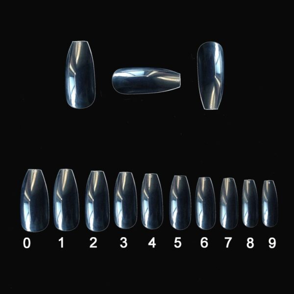 500 transparent  natural fake nails - Image 4