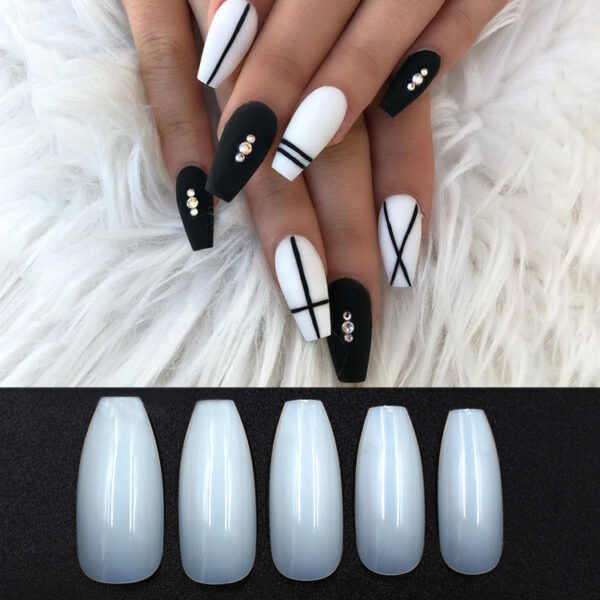 500 transparent  natural fake nails - Image 3