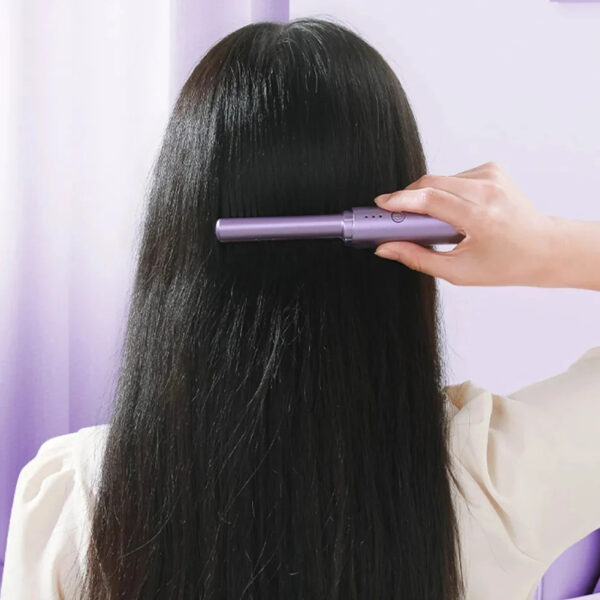 Professional Wireless Hair Straightener Curler Comb Fast Heating Negative Ion Straightening Curling Brush Hair Styling Tools - Image 4